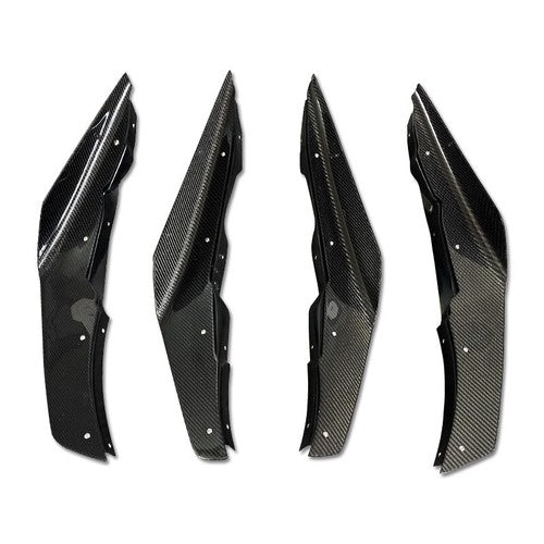 DURAFORCE For 2007-2014 Subaru Impreza STi GVB GVF STI Front Canard Spoiler Air Scoop