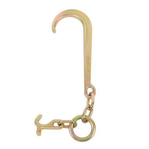 DURAFORCE 15 Inch G70 J Hook w/T-J Hook 5400 Lbs Working Load Limit Towing Hooks