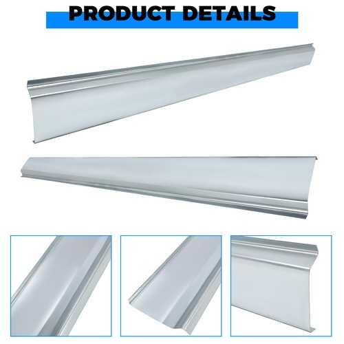Lh Rh Outer Rocker Panels Slip On For 2002-08 Dodge Ram Pick Up 4 Door Quad Cab