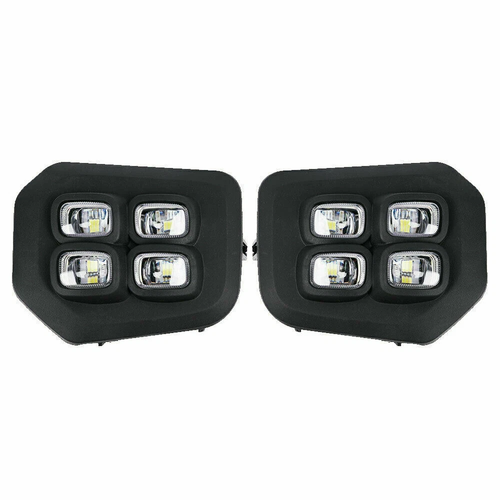 DURAFORCE FOR 2016-2023 Toyota Tacoma SR SR5 Fog lights 4-Eyes DRL LED Double Turn Signal