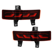 DURAFORCE Red Lens Rear Bumper Reflector Fog Light LED Brake Lamp For Honda CRV 2020-2022