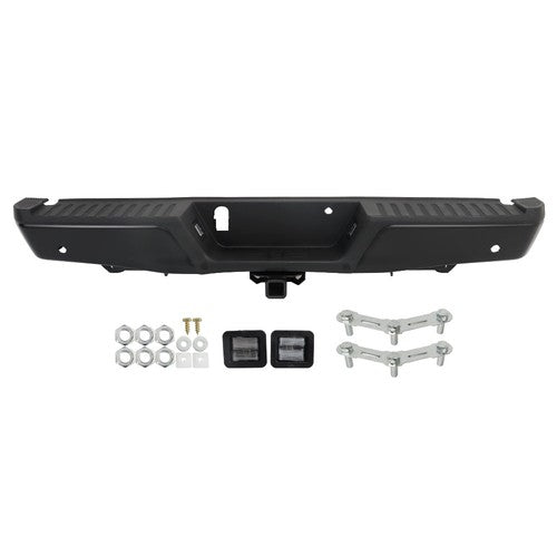 DURAFORCE Primered Rear Step Bumper Assembly For Ford F-150 2015-2020 w/ Park & Tow