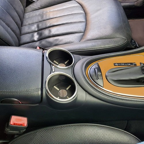 DURAFORCE Black Dual Drink Cup Holder For 2006-2011 Mercedes-Benz CLS500 #21968004149051