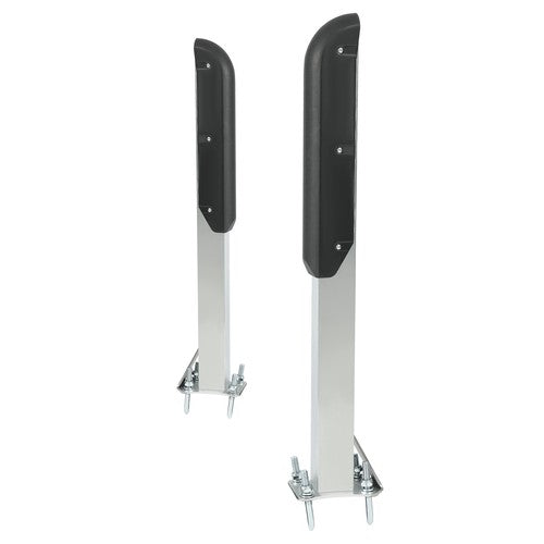 Pair of Zinc Plated Pontoon Boat Trailer Guide On for 2 Inch Trailer Frames