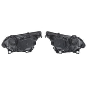 DURAFORCE Right+Left Black Halogen Clear Headlight Assembly For BMW 528i 2008 2009 2010