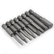 DURAFORCE Metric mm Hex Head Allen Bit Set 8 Piece Quick Connect Shank Impact Driver Drill