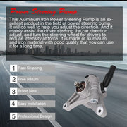 DURAFORCE 56110PVJA01 Power Steering Pump For Honda Pilot Odyssey For Accord Acura MDX