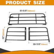 DURAFORCE Sun Shield Tuff Top Tractor Canopy For ROPS 52" X 52" - Orange