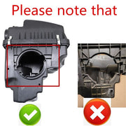 DURAFORCE 1x New Air Filter Housing Box for Mazda 3 2.5L 2014-2018 PE7W-13-320 Black