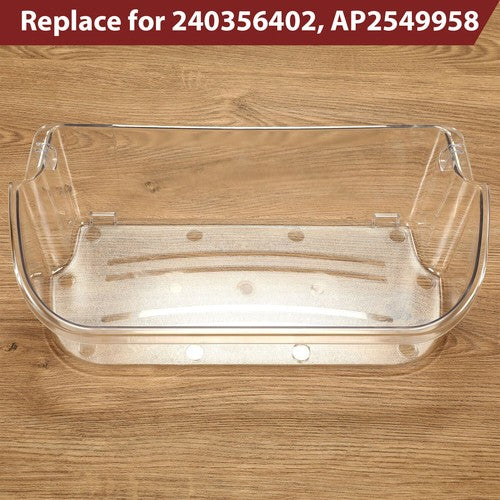 240356402 Clear Refrigerator Top Upper Door Bin Replacement For Frigidaire