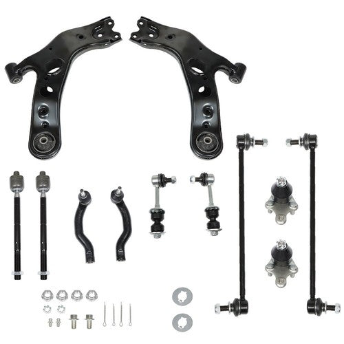 DURAFORCE New Front Lower Suspension Kit Control Arm 12pc For TOYOTA RAV4 2006-2018