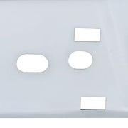 DURAFORCE PLastic Rear New For Ford Ranger 2019-2023 W/O Sensor Holes RH Bumper Face Bars