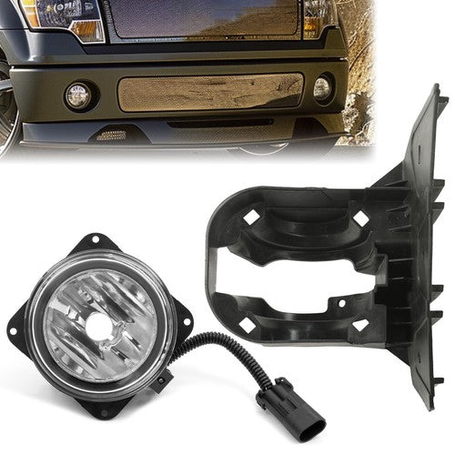 DURAFORCE Driver Left Fog Light Lamp with Bracket for 00-04 Ford F-150 F150 Harley Davidson