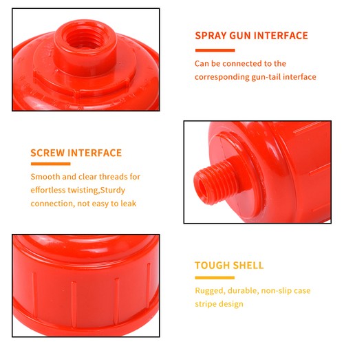 DURAFORCE 10PCS DISPOSABLE INLINE AIR FILTERS FIT FOR HVLP Paint Spray Gun Universal Red