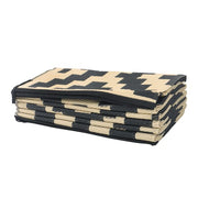 DURAFORCE 9x12ft Outdoor Plastic Straw Rug For Camping Outdoor Carpet RV Mat Black & Beige