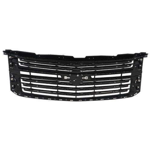 DURAFORCE Chrome Front Upper Grille For Chevy Tahoe/Suburban LTZ 2015 2016 2017-2020