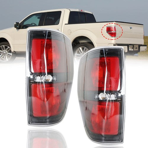 DURAFORCE Fit For Ford F-150 2009-2014 2pcs New Left+Right Red Rear Tail Brake Light Lamp