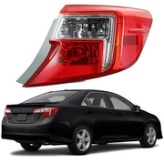 DURAFORCE Brake Tail Light Right Side Red Outer Rear For Toyota Camry Series 2012-2014
