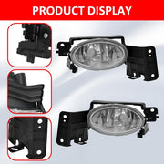 DURAFORCE Fit Honda Accord Crosstour 3.5L 2010-2012 Front Bumper Fog Lights Lamp W/Bezel