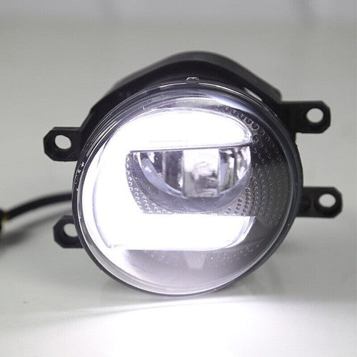 DURAFORCE For 2009 2010 Toyota Corolla LED Fog Lights DRL Clear Lens Turn Signal w/Wiring