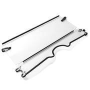 DURAFORCE 1/4" Clear Front Folding Full Windshields For 04-13 Yamaha Rhino 450 660 700 UTV