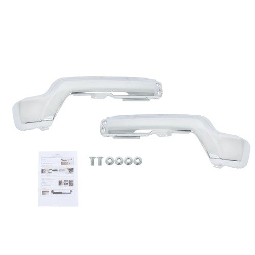 DURAFORCE For Chevy Silverado 2022-2024 Split-type Front Bumper Replacement Chrome Steel