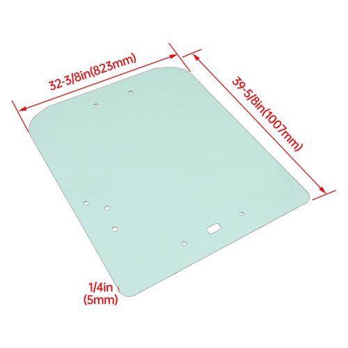 V131134522 Replacement Skid Steer Door Glass Windshield For Kubota SSV65 SSV75