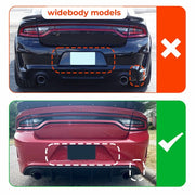 DURAFORCE For Dodge Charger SRT Sedan 2015-2023 Rear Diffuser Bumper Lower Valance Lip