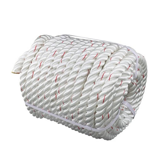 DURAFORCE 1"×120ft Double Braid Polyester Rope 3400lbs Breaking Strength Strong Pulling