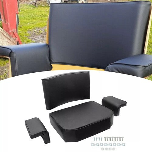 DURAFORCE Seat w/Arm Rest+Backrest For JOHN DEERE CRAWLER DOZER 420 430 440 1010 2010