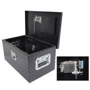 DURAFORCE For Pickup Trailer Black Aluminum Diamond Plate 20"×12"×9.5" Tool Box w/Keys