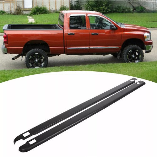 DURAFORCE 6'4" Truck Bed Rail Side Cap Top Cover Protector Fit 02-08 Dodge Ram 1500