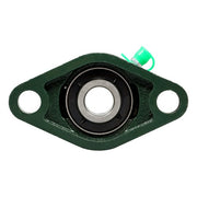 DURAFORCE UCFL202-10 Solid Base Pillow Block Flange Bearing 5/8" Bore 2 Bolt (6 PCS)