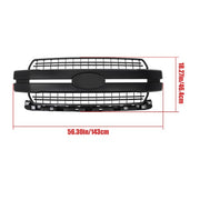 DURAFORCE Matte Black Plastic For Ford F-150 Lariat 2018-2020 Truck Front Bumper Grille