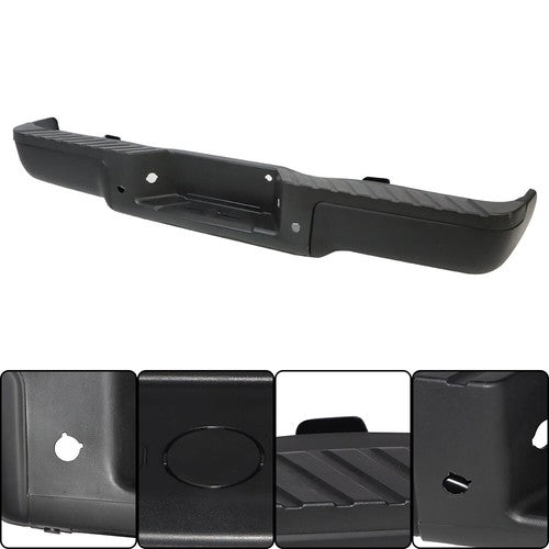 DURAFORCE NEW Primered - Complete Rear Steel Bumper Assembly For Ford F150 Truck 2009-2014