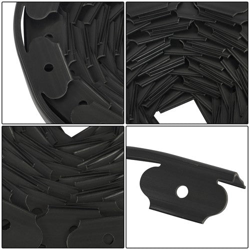 DURAFORCE 60 FT L-shaped Landscape Edging Border Kit No-Dig Garden Edge Lawn Border 1.5"