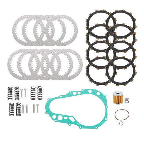 DURAFORCE Plates Kit For Suzuki QuadSport Z400 2003-2014 Heavy Duty Clutch Friction Steel