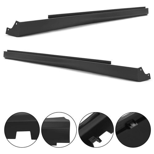 DURAFORCE Side Skirt Rocker Panel Molding Trim for Dodge Charger 2012 2023 2Pcs