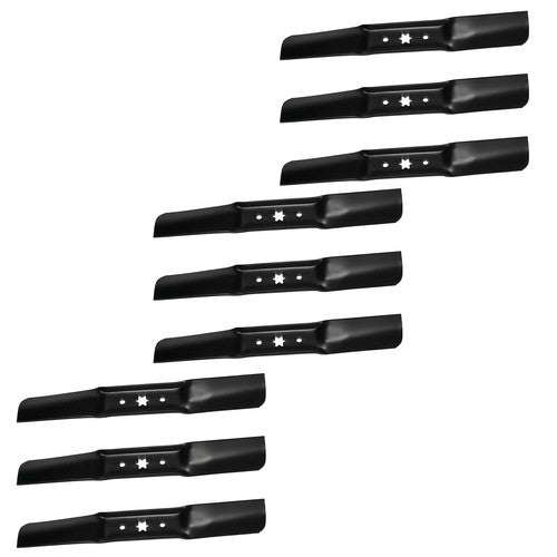 DURAFORCE 9PCS Blades for Cub Cadet RZT 54" Zero Turn Mowers 2013- XT1-2 Tractors 2015-