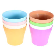 DURAFORCE 8 × 6.7In Plastic Plant Container Colorful Plant Flower Pots Nursery Seedlings