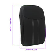 DURAFORCE For Honda Pilot 23-24 Black Leather/White Thread Center Console Armrest Gloves