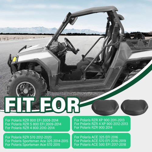 DURAFORCE For Polaris RZR 900/4 XP 900 2 x Black Base Bottom Seat #2685956 RZR S 800 08-14