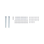 DURAFORCE Zinc-Plated For RV Steel Bumper-Mounted Generator & Cargo Carrier Tray Kit