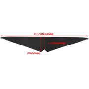 DURAFORCE Front Headlight Mean Mug Bezel Eyelid Eyebrow Trim For Harley Road Glide 2015-UP