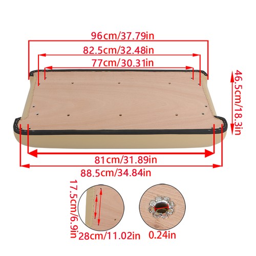 DURAFORCE 2× Seat Bottom Assembly Buff 1981-2000.5 Fit For Club Car DS Golf Cart