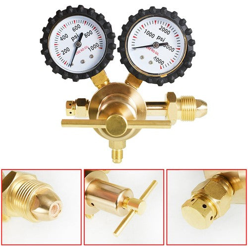 DURAFORCE 0-800 psi Delivery Pressure 1/4" Flare Output Nitrogen Regulator