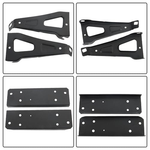 DURAFORCE Rear Step Bumper Assembly Chrome Steel Fit For 1997-2003 2004 Dodge Dakota