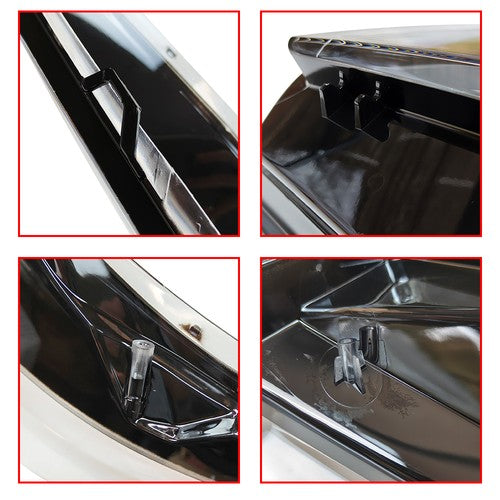 DURAFORCE Front Headlight Lamp Lens Cover Side For Cadillac ATS 2013-18 Left+Right