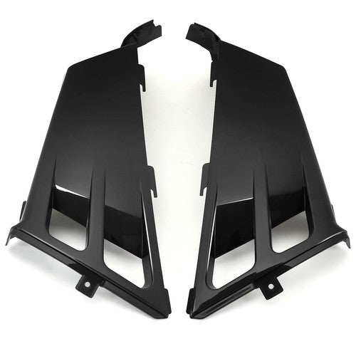DURAFORCE Pair Gas Tank Side Covers Plastic Wrap For Yamaha Banshee 1987-2006 Black