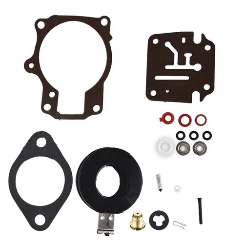 DURAFORCE Carb Rebuild Repair Kit w Float Fits For Johnson Evinrude 18/20/25/28/30/40 HP